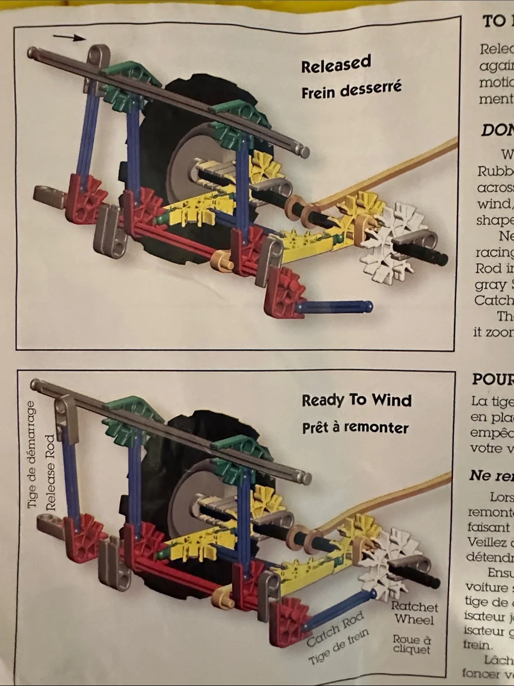 K'NEX set in Yellow Storage Case with K’NEX set